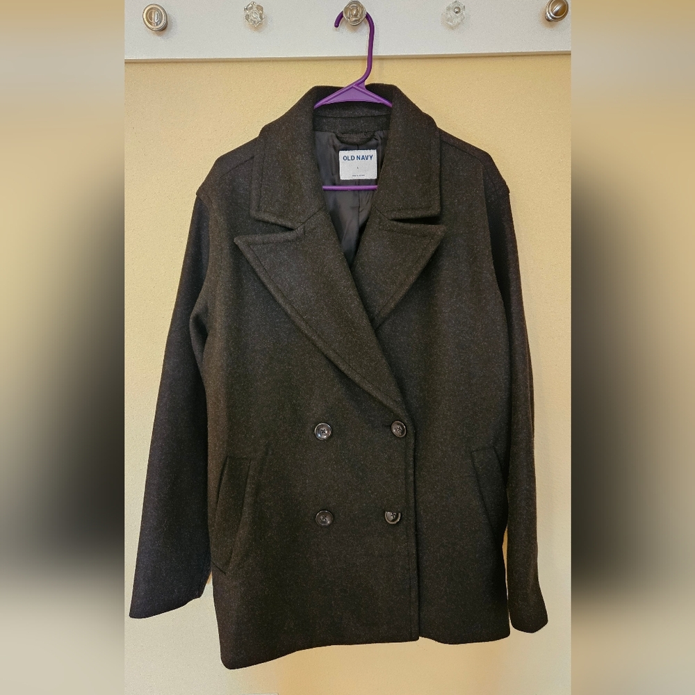 Old Navy Women's Black Coat Size L
